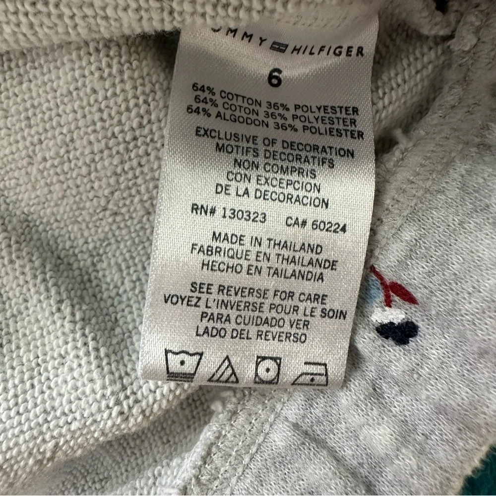 Tommy Hilfiger Kids Gray Shorts Set Size 6 Girls